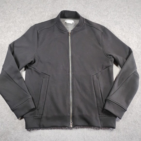 Ministry of Supply Other - Ministry of Supply Men Black Full Zip Fleece Lined Bomber Jacket Small